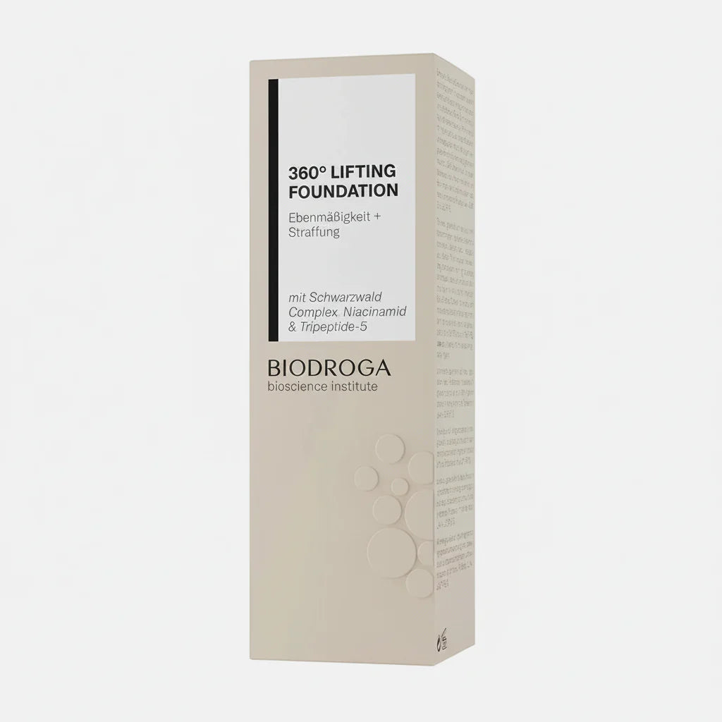 BIODROGA Bioscience Institute 360° LIFTING Foundation SPF 15 30ml 01 Porcelain Makeup Foundation with UV Protection Flawless Complexion Gluten-Free