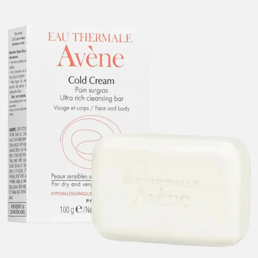 Avène Cold Cream Kiinteä Saippua Kasvoille ja Vartalolle Kuivalle Herkälle Iholle 100 g